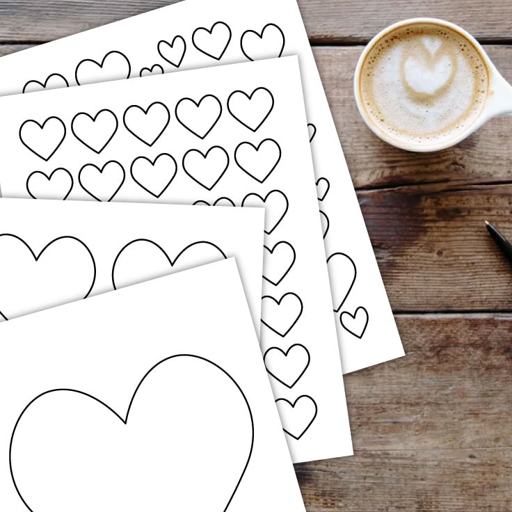 Heart Printable Pages – Free Download