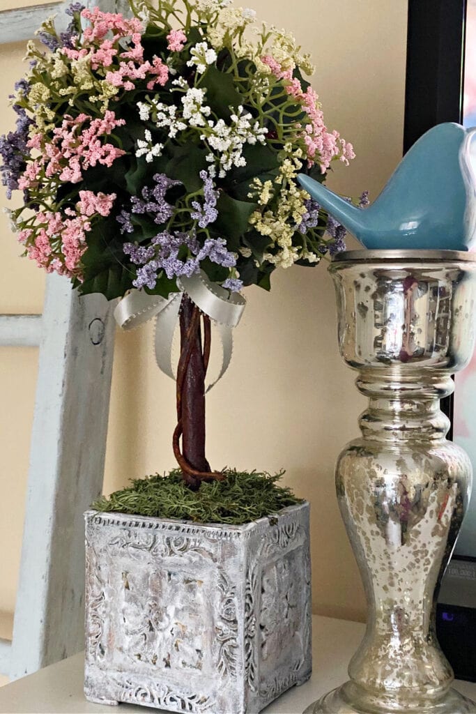 Spring Topiaries How to Make a Spring Topiary Thrift Store DIY