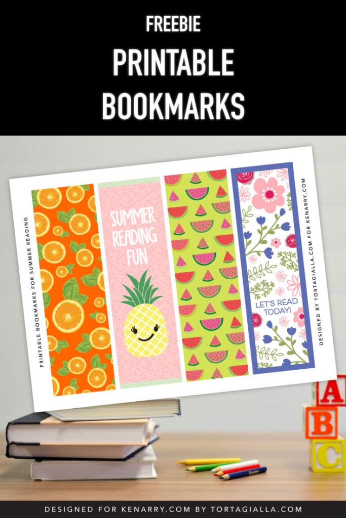 Printable Bookmarks for Summer - Ideas for the Home