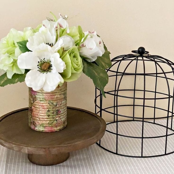 Create a Beautiful Upcycled Tin Can Vase in Minutes