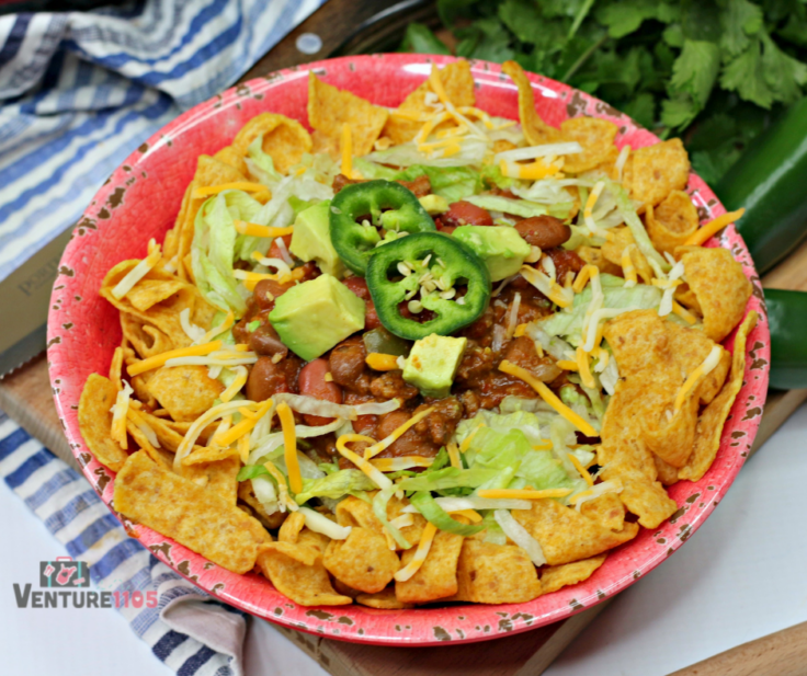 Slow cooker frito pie 