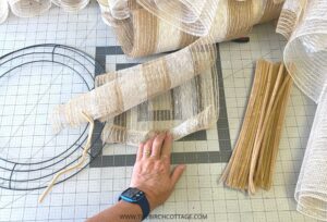 Learn how to make a Deco Mesh Wreath the easy way! Use Deco Mesh and ribbon to create custom wreaths for any occasion!
