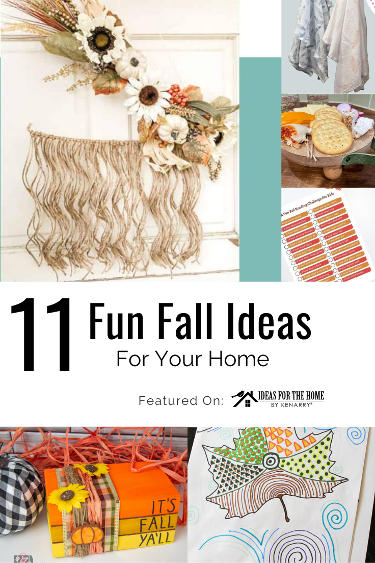 11 fun fall ideas for your home featured on Ideas for the home by Kenarry.