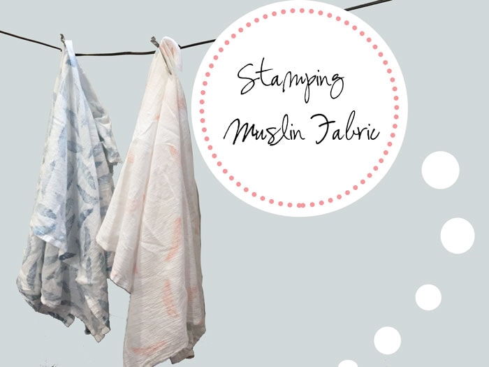 Stamping Muslin fabric 