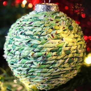 Easy Twisted Paper Ornament