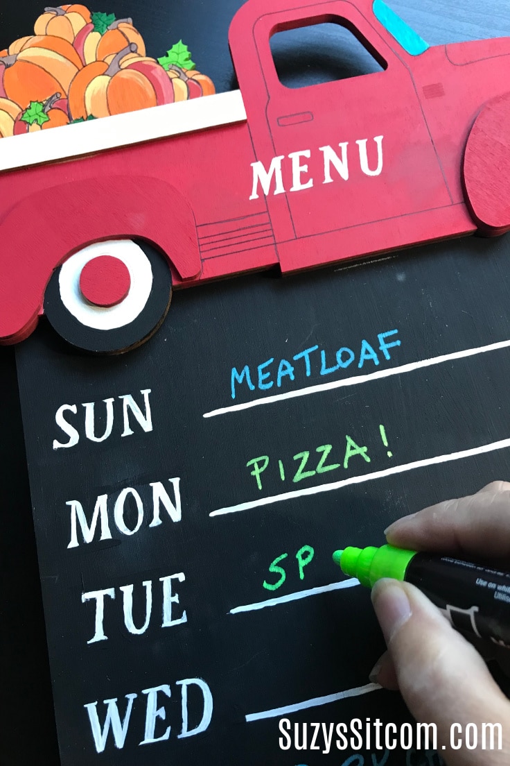 How to make a menu board.