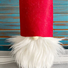 diy gnome with red hat