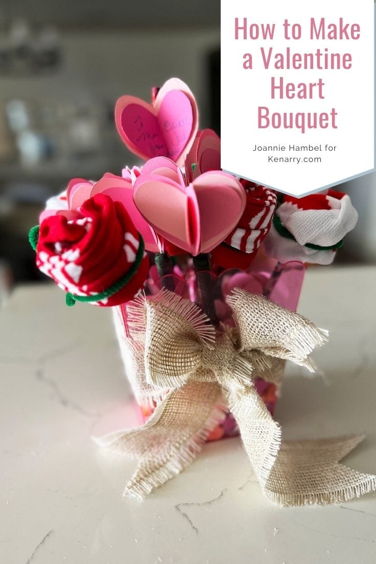 pianble image for the valentine heart bouquet tutorial.