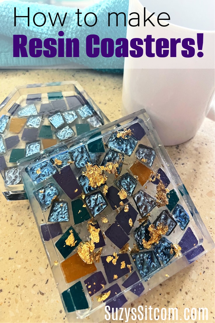 Create beautiful resin coasters