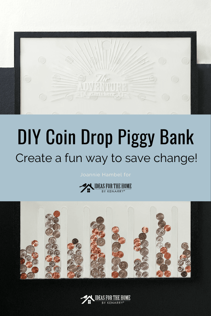 pinable pinterest pin for diy coin drop piggy bank