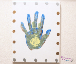 Father's Day Handprint Canvas Gift