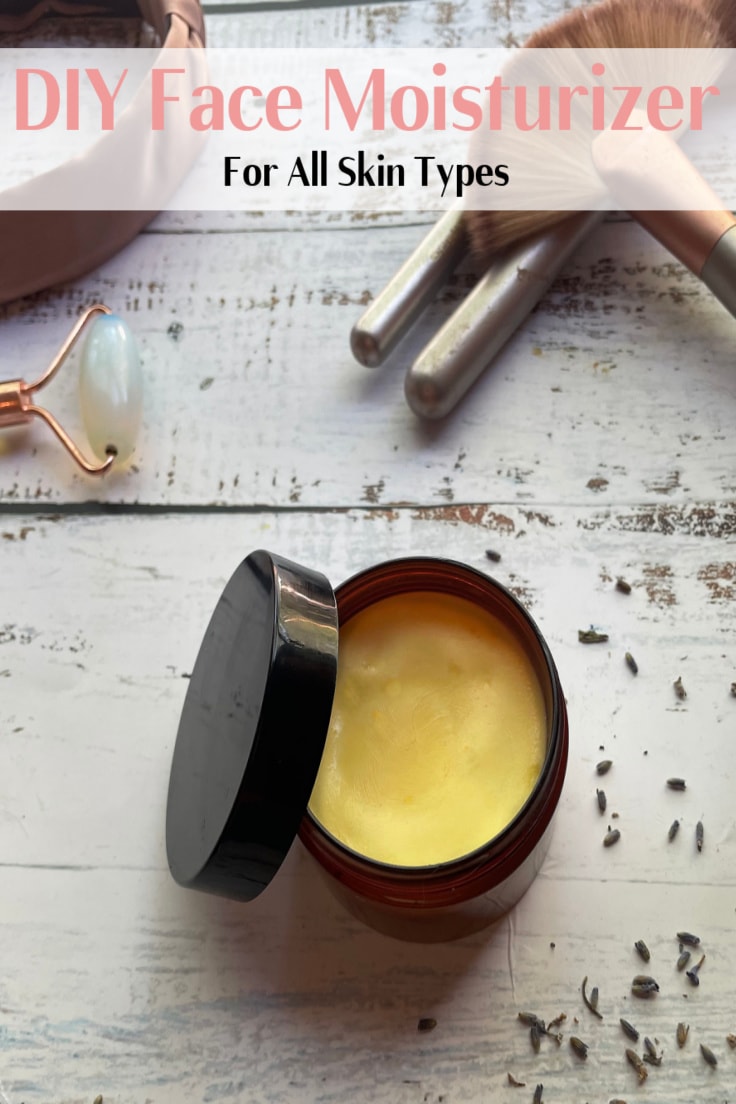 face moisturizer in brown jar on white background
