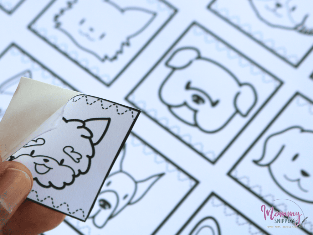 Free Printable Cute Stickers- Black and White