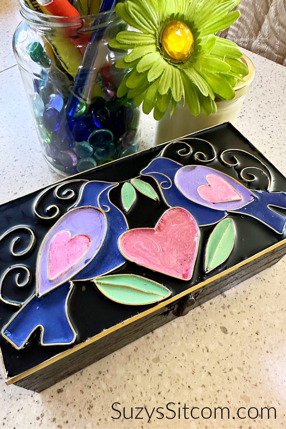 Faux Cloisonne with Polymer clay