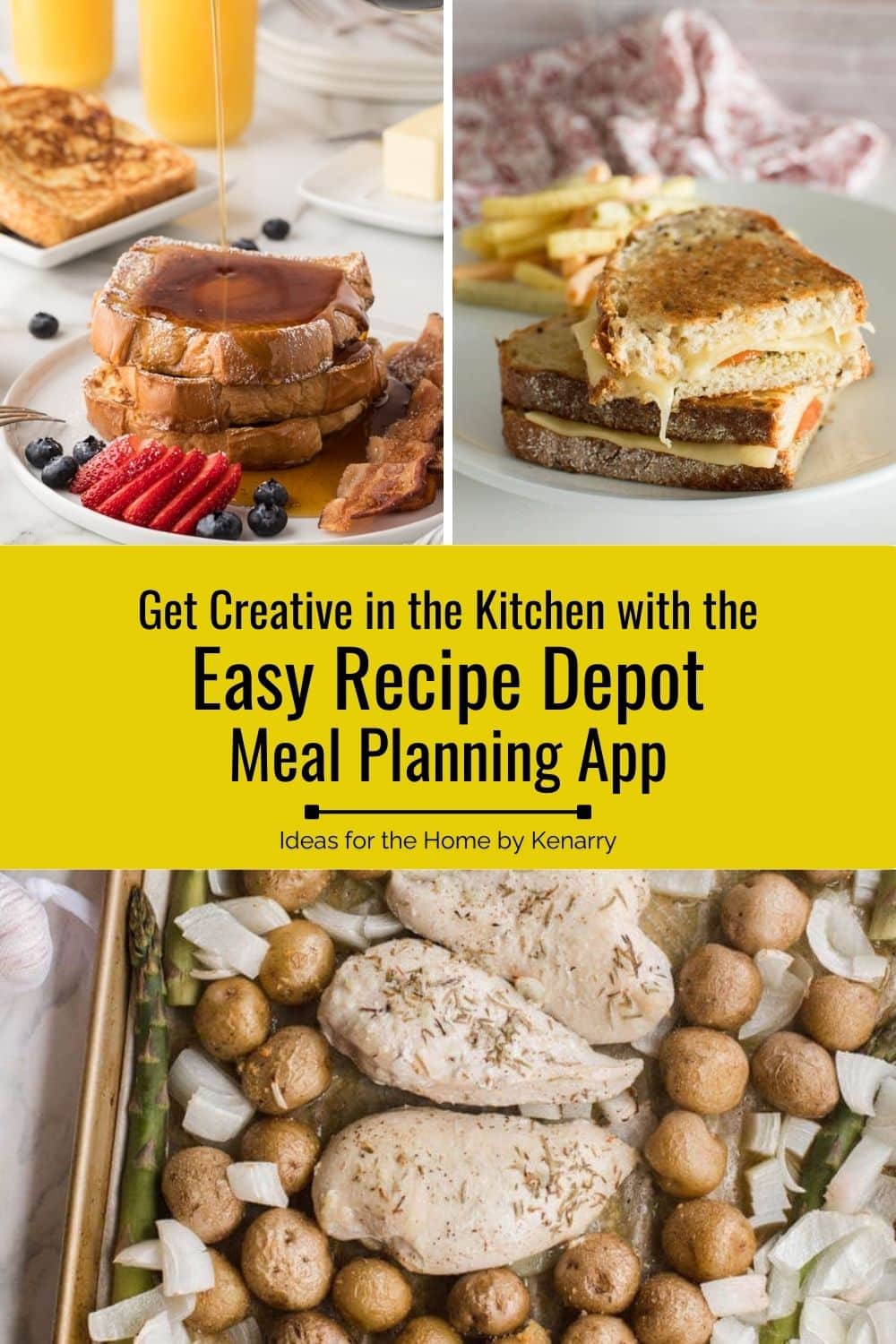 Get creative in the kitchen with the Easy Recipe Depot meal planning app.