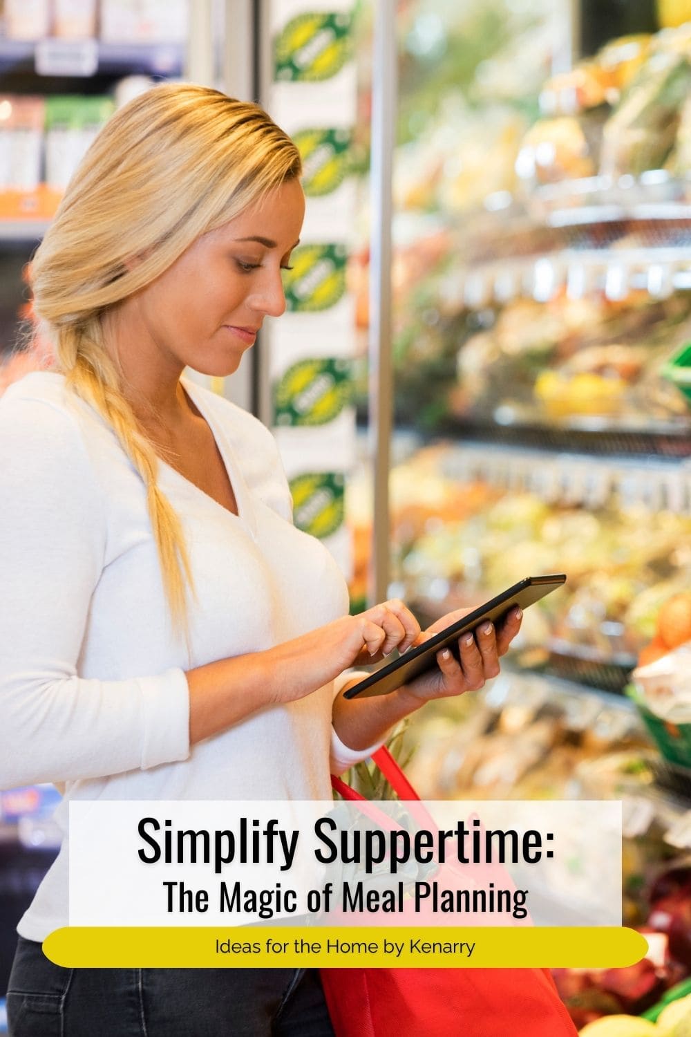 Simplify suppertime: the magic of meal planning.